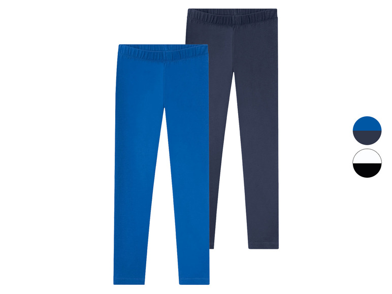 pepperts!® Kinder Mädchen Leggings, 2 Stück, mit bequemem Gummizugbund Begrenzte Freigabe