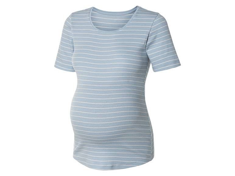 esmara® Damen Umstands-T-Shirts, 2 Stück, in modischer Ripp-Qualität Bis zu 55% Rabatt