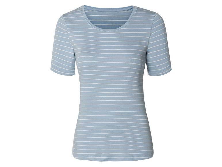 esmara® Damen Umstands-T-Shirts, 2 Stück, in modischer Ripp-Qualität Bis zu 55% Rabatt