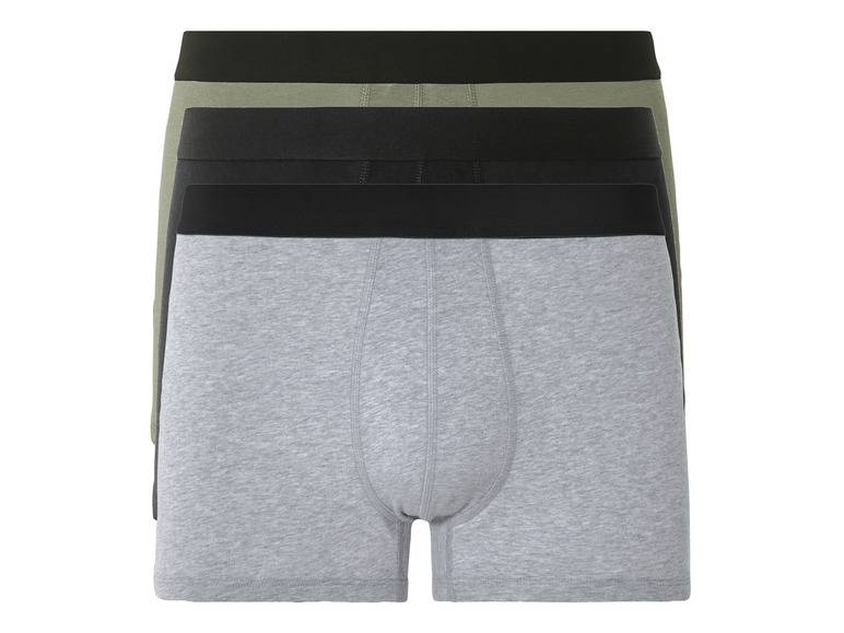 LIVERGY® Herren Boxer, 3 Stück, mit hohem Baumwollanteil Riesige Rabatte
