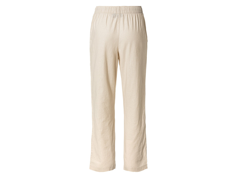 esmara® Damen Leinenhose, hohe Leibhöhe Kostenloser Versand international