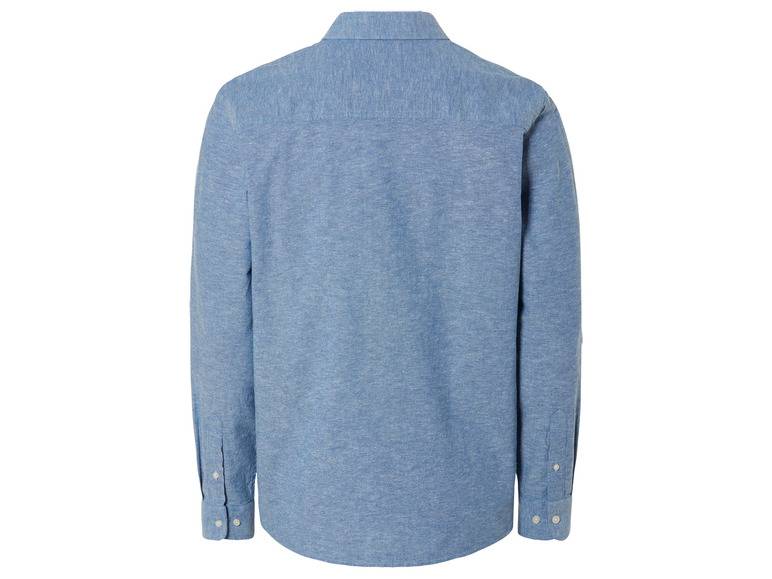 LIVERGY® Herren Leinenhemd mit Kentkragen 50% Rabatt für begrenzte Zeit