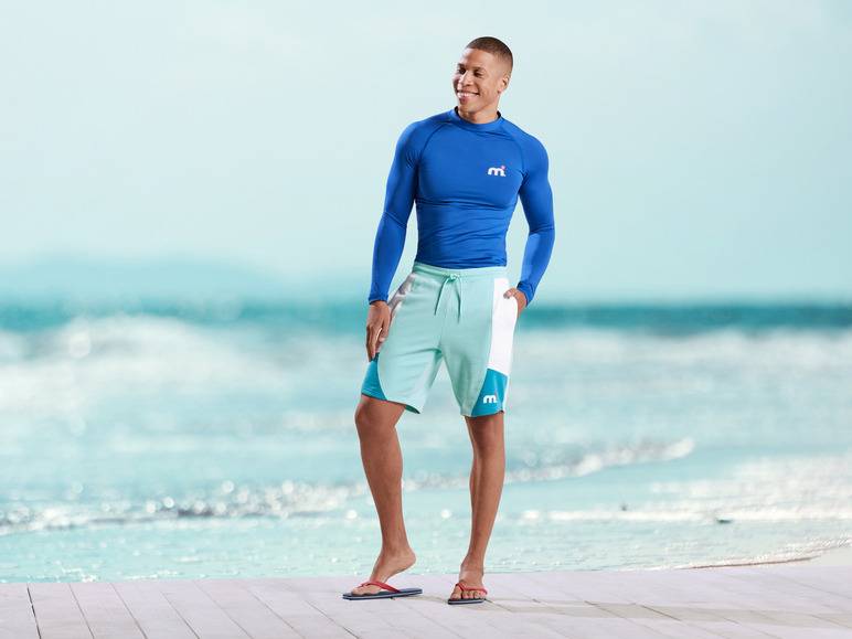 Mistral Herren Sweatshorts mit HeiQ Technologie Mint Bis zu 60% Rabatt