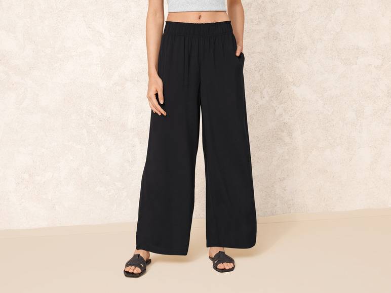esmara® Damen Wide-Leg-Hose mit elastischem Gummizugbund Discount Store für neue Produkte