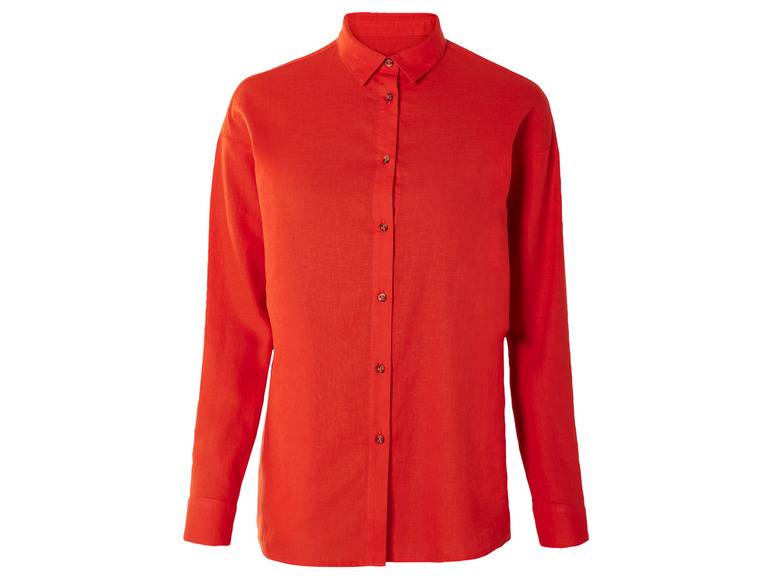 esmara® Damen Leinenbluse, leger geschnitten Clearance-Verkauf
