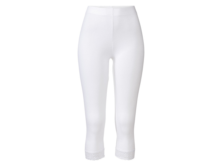 esmara® Damen Capri-Leggings, normale Leibhöhe, elastischer Bund Kostenloser Versand international
