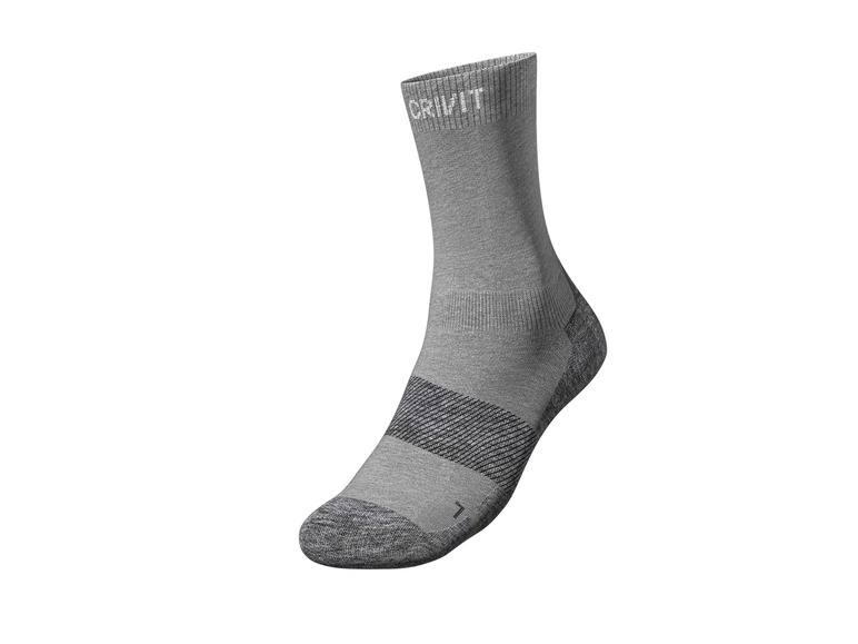 CRIVIT Herren Outdoorsocken, 2 Paar, mit SmartStep-Fußbett Hotsell