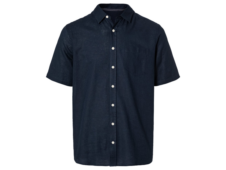 LIVERGY® Herren Leinenhemd, Regular Fit Schlussverkauf