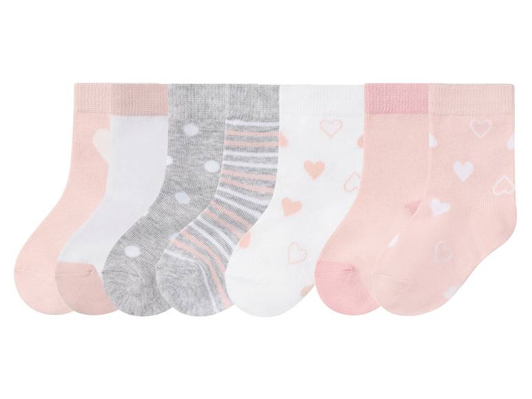 lupilu® Kleinkinder Socken, 7 Paar, mit Bio-Baumwolle Fabrikverkauf