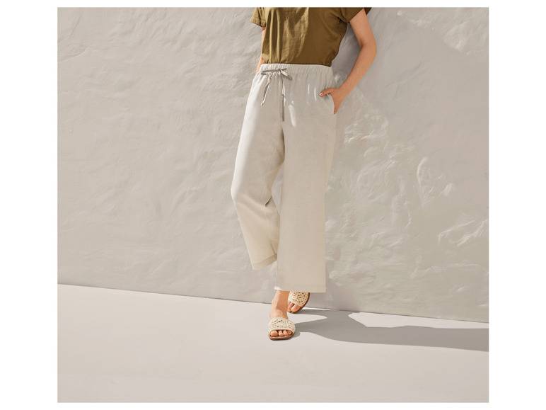 esmara® Damen Leinenhose mit normaler Leibhöhe Blitzverkäufe