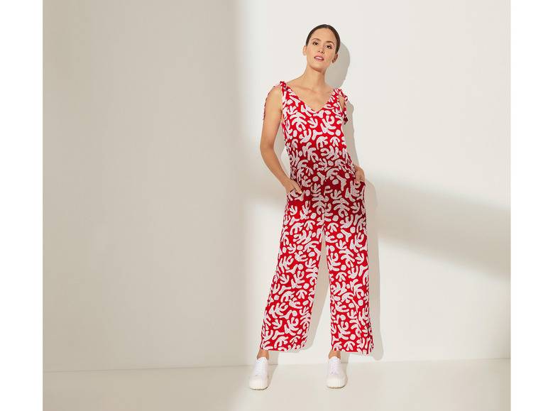 esmara® Damen Jumpsuit mit V-Ausschnitt Fabrikpreis