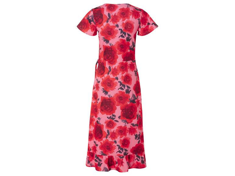 esmara® Damen Wickelkleid mit verspielten Volants Sonderangebot