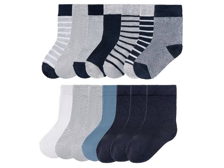 lupilu® Kleinkinder Socken, 7 Paar, mit Bio-Baumwolle Preisnachlass