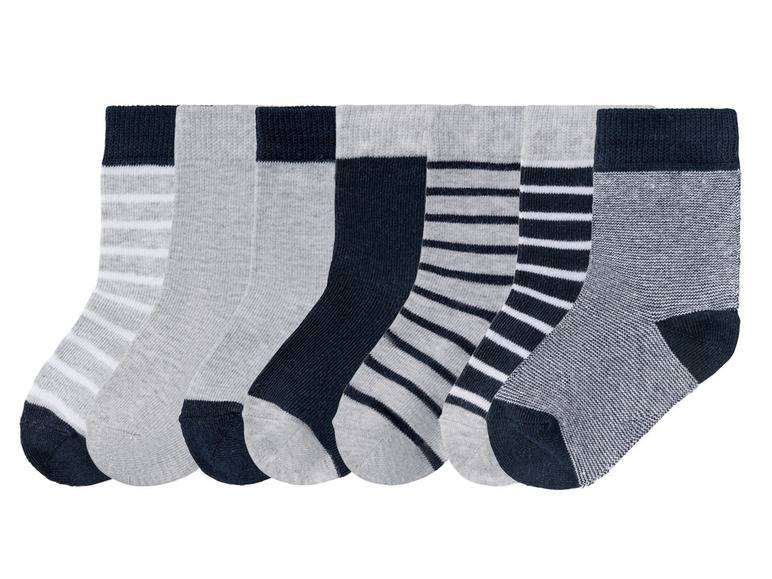 lupilu® Kleinkinder Socken, 7 Paar, mit Bio-Baumwolle Preisnachlass