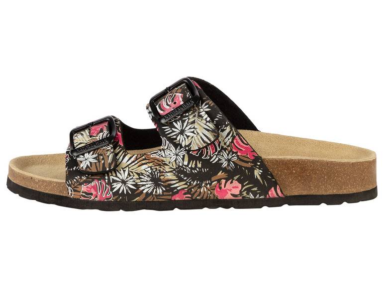 esmara® Damen Pantolette Tieffußbett mit verstellbaren Schnallen Black Friday