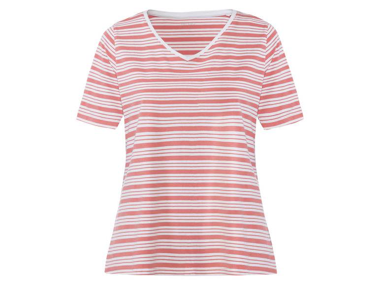 esmara® Damen T-Shirt, 2 Stück, mit hohem Baumwollanteil Weihnachtsangebot