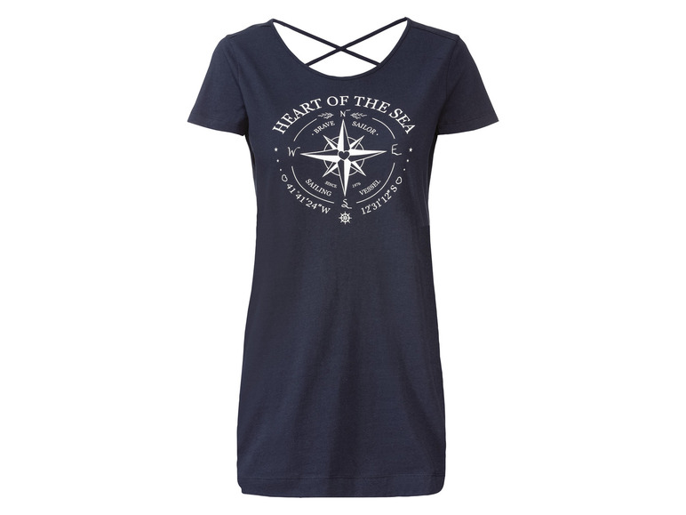 esmara® Damen Longshirt aus reiner Baumwolle Lagerräumung