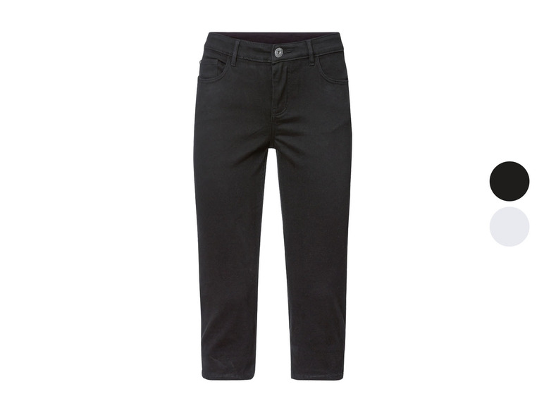 esmara® Damen Caprihose, extra schmal geschnitten, mit normaler Leibhöhe Exklusive Angebote