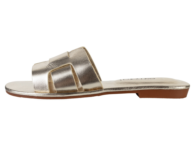 esmara® Damen Pantoletten aus Leder Blitzangebot