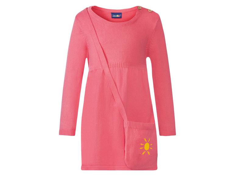 lupilu® Kleinkinder Strickkleid, mit Umhängetäschchen VIP-Rabatte