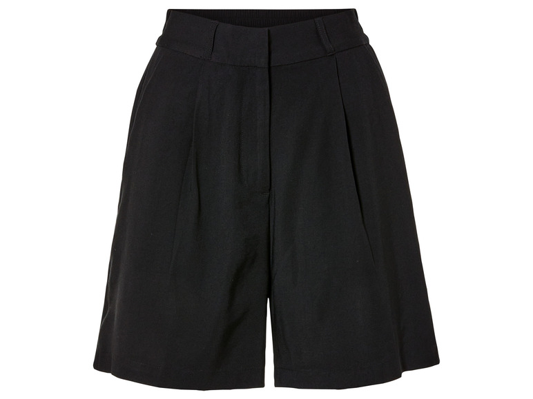 esmara® Damen Shorts mit Bundfalten Tiefpreis
