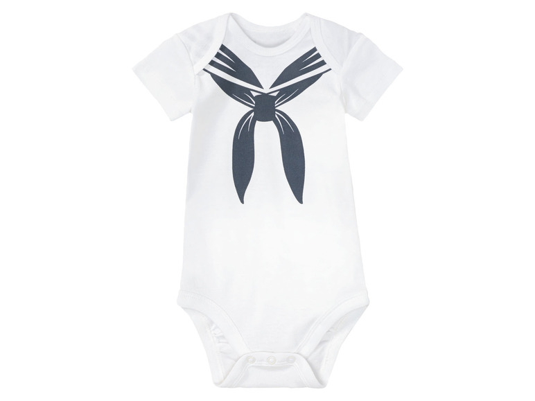 lupilu® Baby Bodies, 5 Stück, kurzarm, aus reiner Bio-Baumwolle Super Sparpreis
