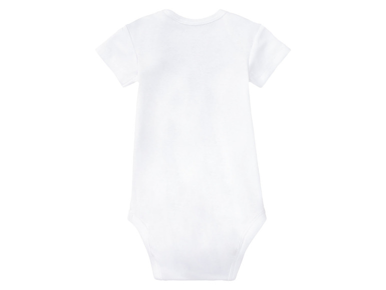 lupilu® Baby Bodies, 5 Stück, kurzarm, aus reiner Bio-Baumwolle Super Sparpreis