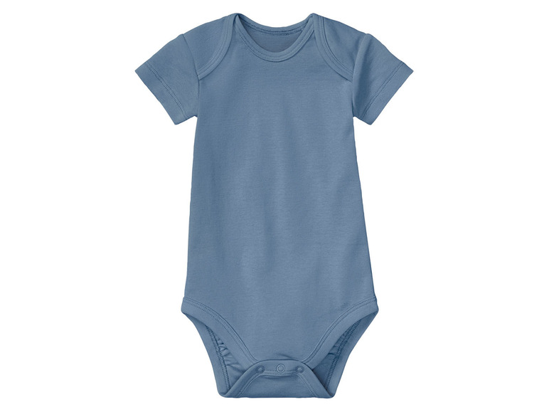 lupilu® Baby Bodies, 5 Stück, kurzarm, aus reiner Bio-Baumwolle Super Sparpreis