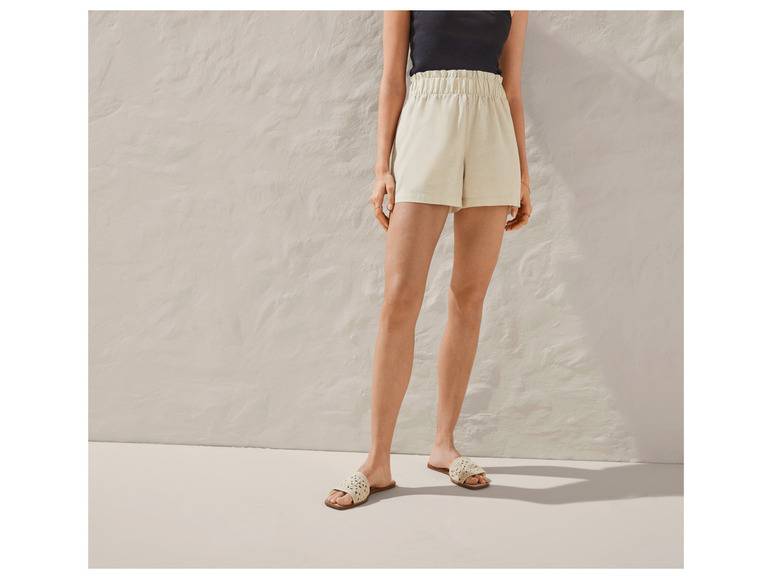 esmara® Leinen-Shorts mit hoher Leibhöhe Zeitbegrenzte Promotion