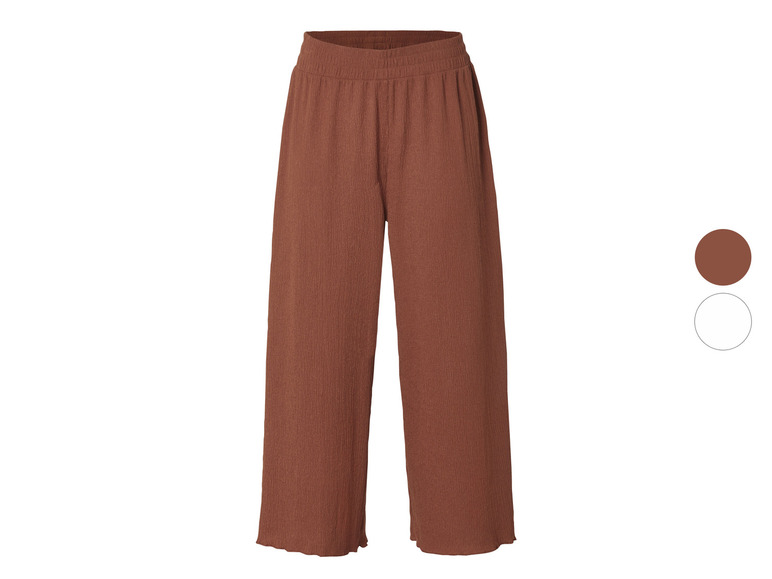 esmara® Damen Culotte in modischer Crinkle-Qualität Riesige Rabatte