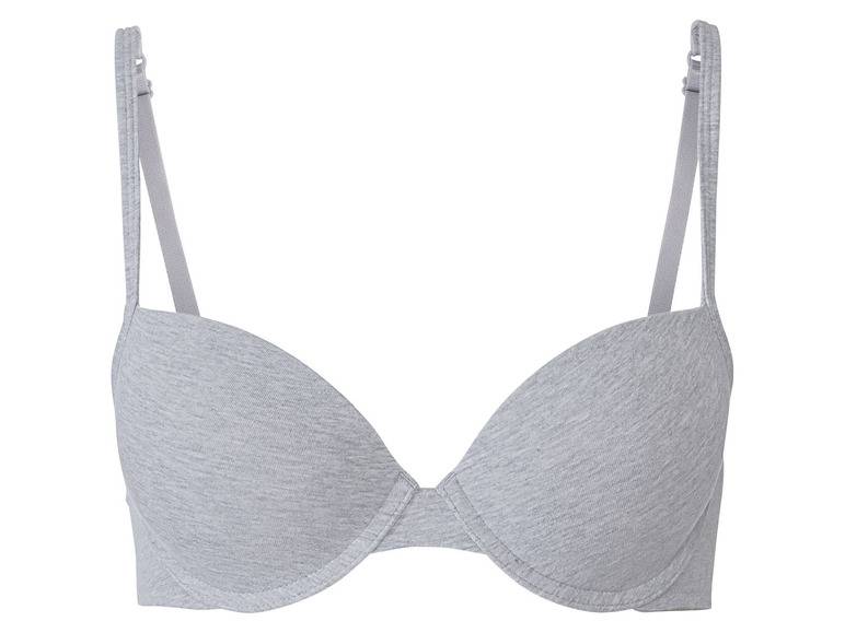 esmara® Damen Bügel BH, 2 Stück, mit hohem Baumwollanteil Fabrikladen