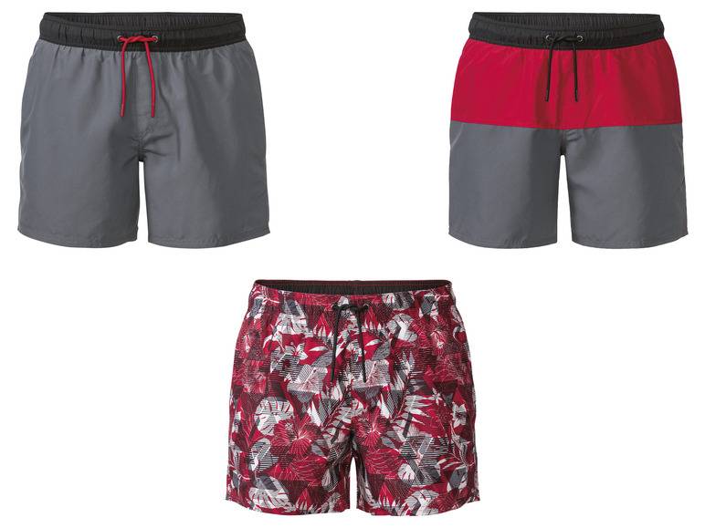 LIVERGY® Herren Badeshorts mit Gummizugbund