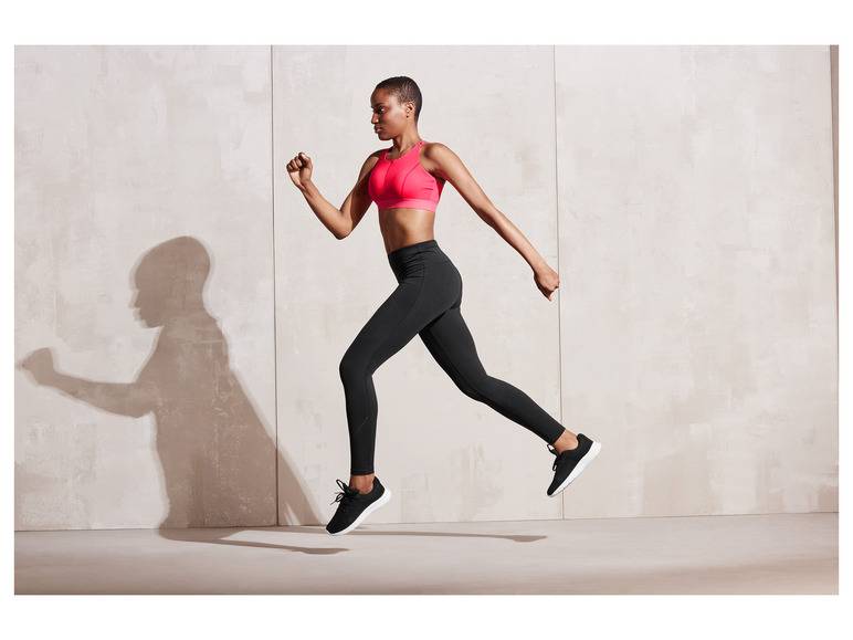 CRIVIT Damen Sportbustier, High-Level, mit Mesh-Einsätzen Fabrikverkauf