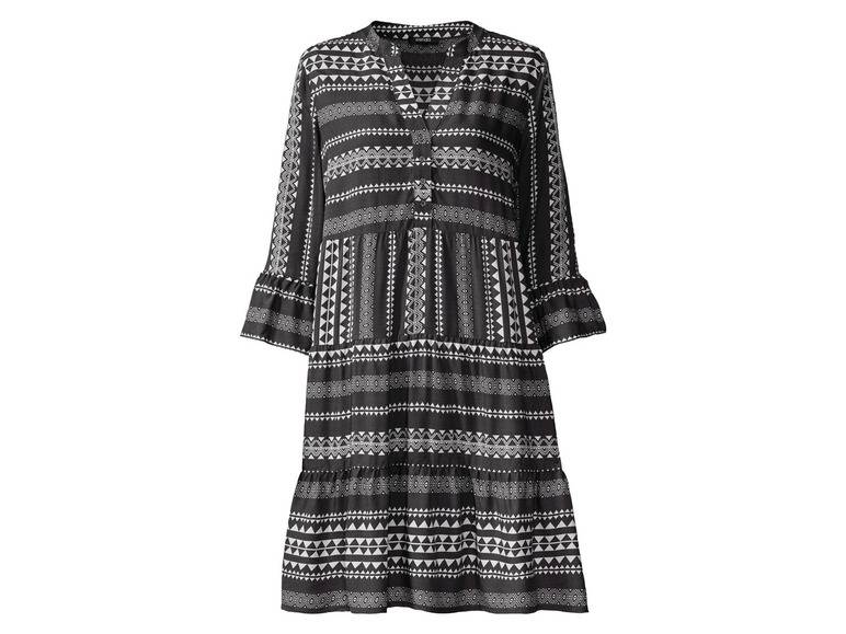 esmara® Damen Tunika Kleid, mit Volants am Ärmelabschluss Günstig kaufen