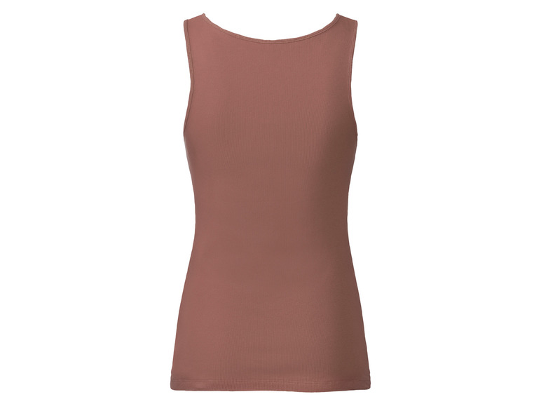 esmara® Damen Tops, 2 Stück, in anschmiegsamer Ripp-Qualität Preisnachlass