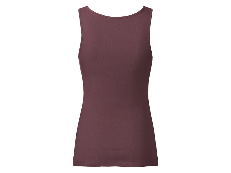 esmara® Damen Tops, 2 Stück, in anschmiegsamer Ripp-Qualität Preisnachlass