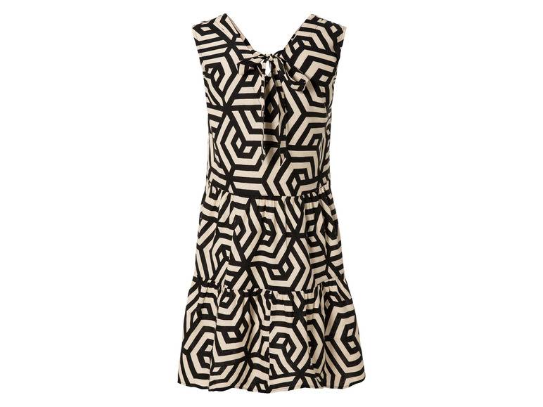 esmara® Damen Leinenkleid mit V-Ausschnitt Black Friday
