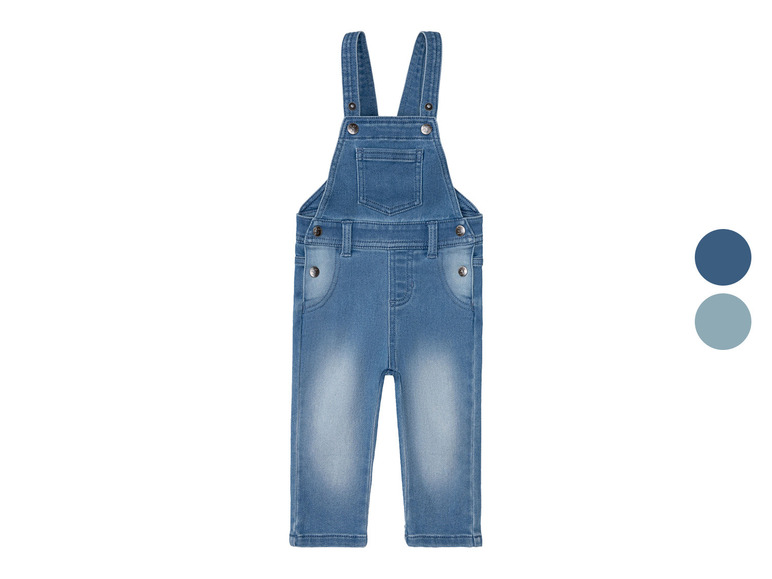 lupilu® Baby Latzhose Sweatdenim, mit Bio-Baumwolle Osterangebot