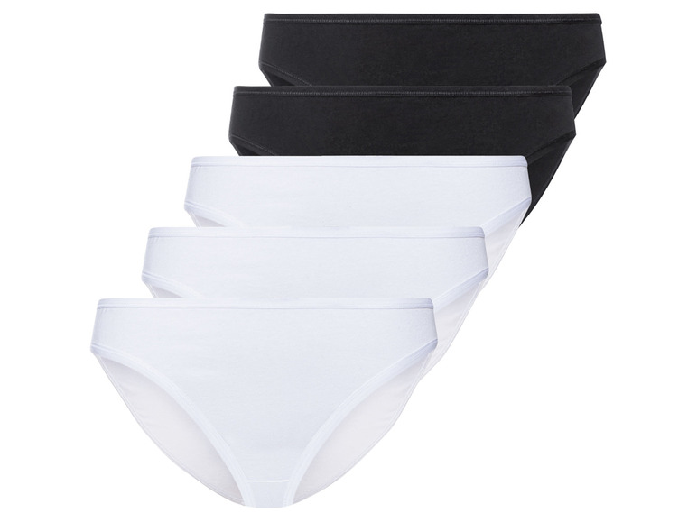 esmara® Damen Slips, 5 Stück, XL - 3XL Valentinstagsangebot