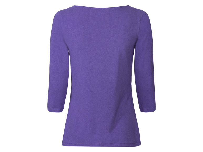 esmara® Damen Langarmshirts, 2 Stück, mit hohem Baumwollanteil Top Angebot
