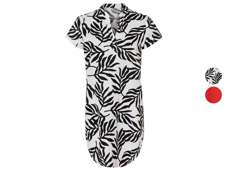 esmara® Damen Leinen-Tunika-Kleid, leger geschnitten Räumungsverkauf