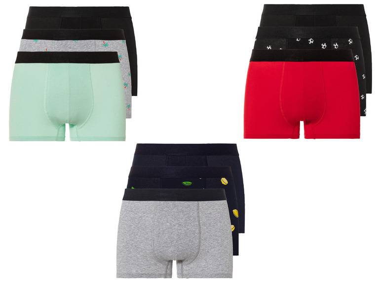 LIVERGY® Herren Boxer, 3 Stück, hoher Baumwollanteil VIP-Rabatte