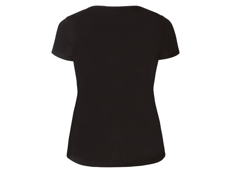 esmara® Damen T-Shirt, 2 Stück, mit hohem Baumwollanteil Letzter Tag