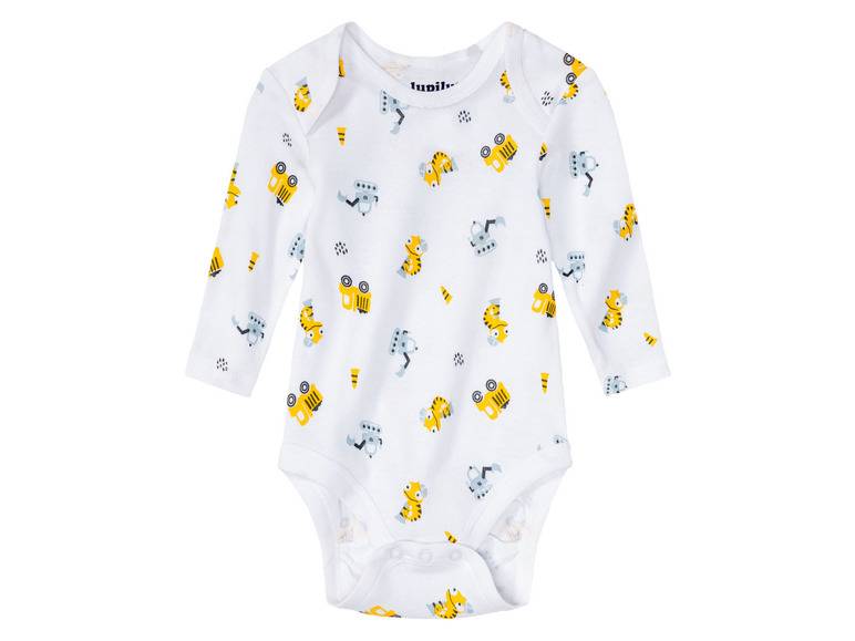 lupilu® Baby Bodies, 3 Stück, aus reiner Baumwolle Riesige Rabatte