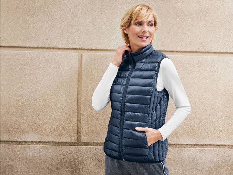 esmara® Damen Weste, windabweisend, mit weichem Stehkragen Blitzverkäufe