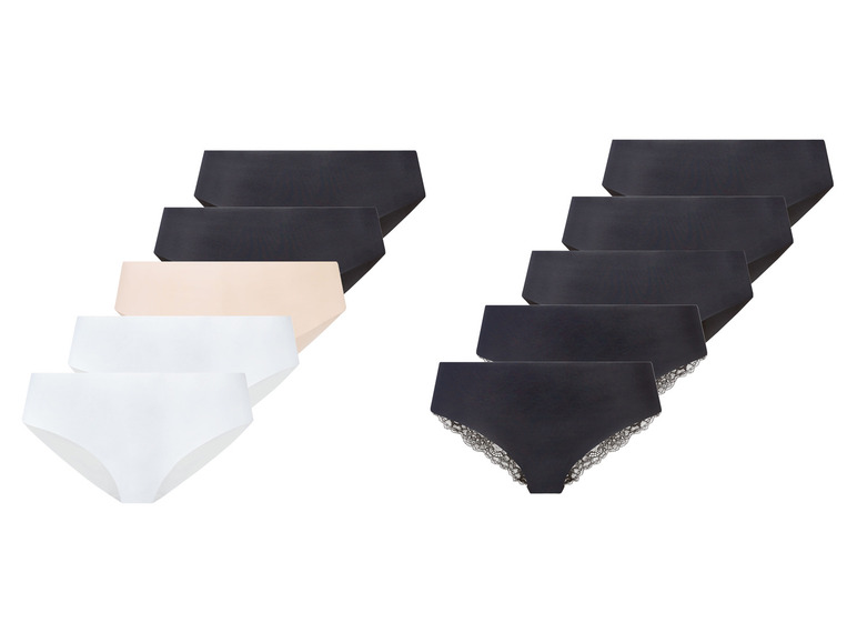 esmara® Damen Minislips, 5 Stück, ohne störende Nähte