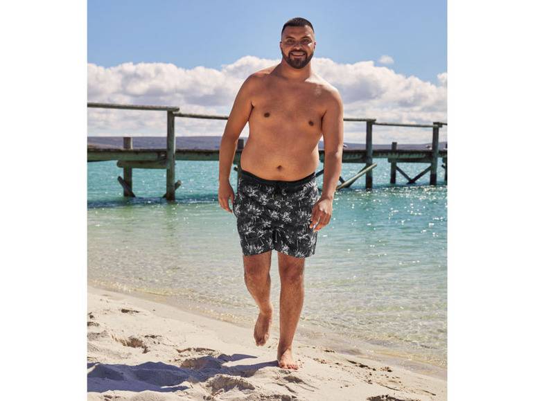 LIVERGY® Herren Badeshorts, pflegeleichte Qualität Black Friday