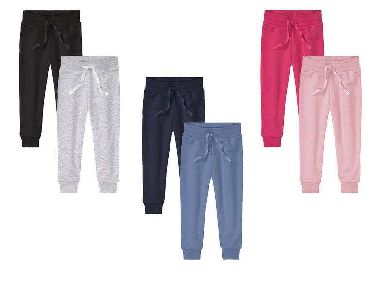 lupilu® Kleinkinder Sweathose, 2 Stück, mit Bündchen am Beinabschluss Weihnachtsangebot