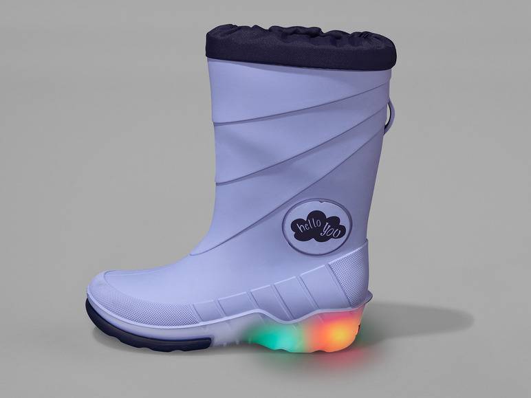 lupilu® Kleinkinder Blinkregenstiefel, wasserdicht Valentinstagsangebot