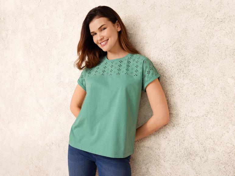 esmara® Damen T-Shirt aus reiner Baumwolle Jubiläumsangebot